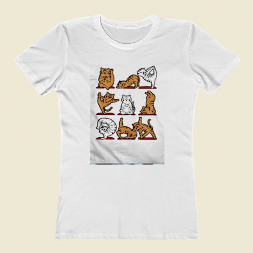 Tigers Doing Yoga Women T Shirt Style