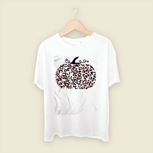 Trendy Leopard Pumpkin Men T Shirt Style