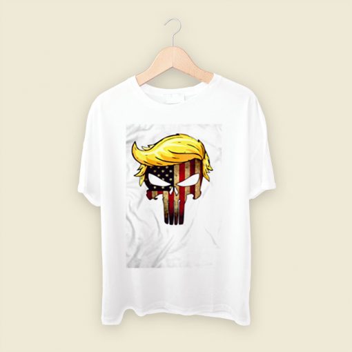 Trump Hair Skull Men T Shirt Style