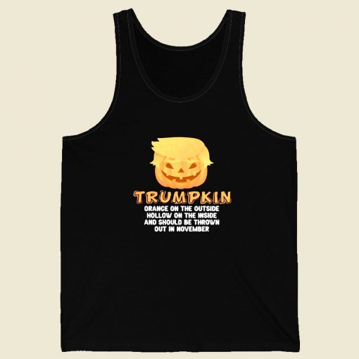 Trumpkin Halloween Men Tank Top