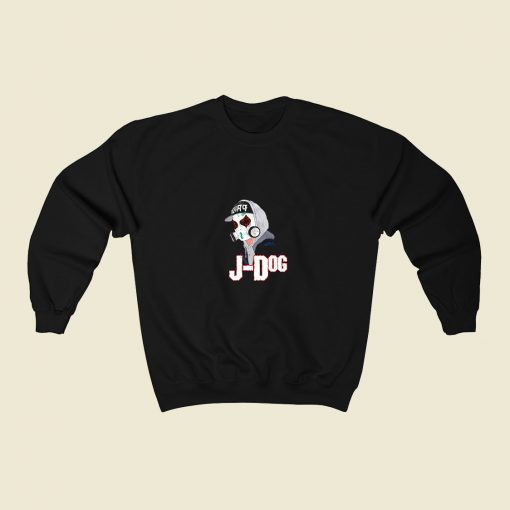 Undead J Dog 80s Fashionable Sweatshirt