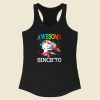 Unicorn 50th Birthday Racerback Tank Top Style