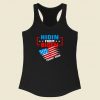 Usa Flag Trump 2020 Anti Joe Biden Pullover Racerback Tank Top Style