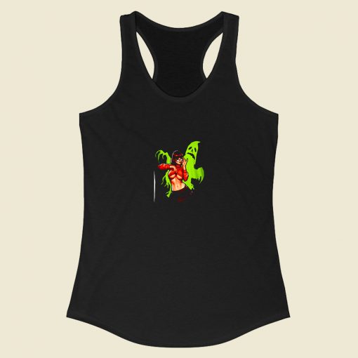 Velma Dinkley Scooby Doo Spooky Ghost Boobs Racerback Tank Top Style