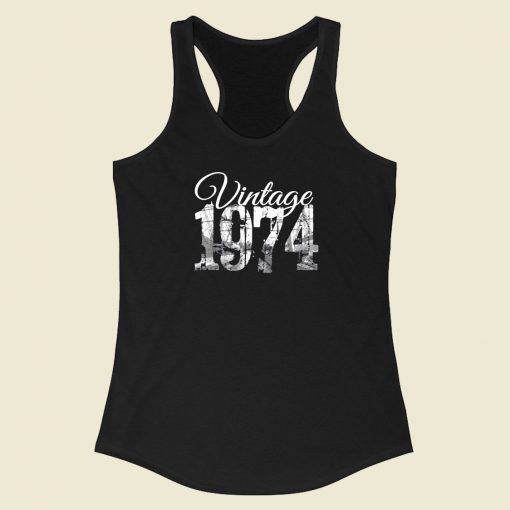 Vintage 1974 Racerback Tank Top Style