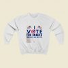 Vote For Snacks Christmas Sweatshirt Style