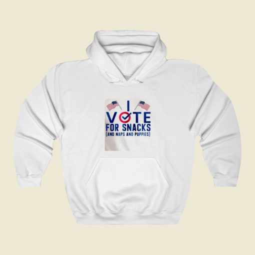 Vote For Snacks Street Hoodie Style