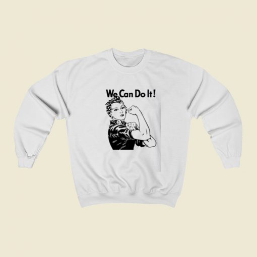 We Can Do It Rosie The Riveter Christmas Sweatshirt Style