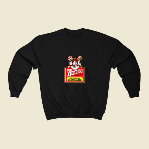 Wendigo Humanity Is Our Recipe 80s Fashionable Sweatshirt