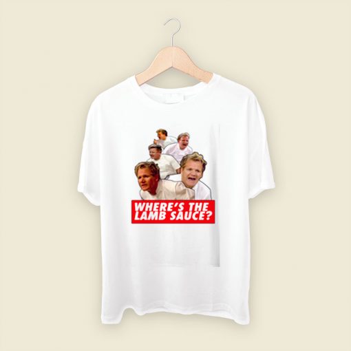 Wheres The Lamb Sauce Men T Shirt Style