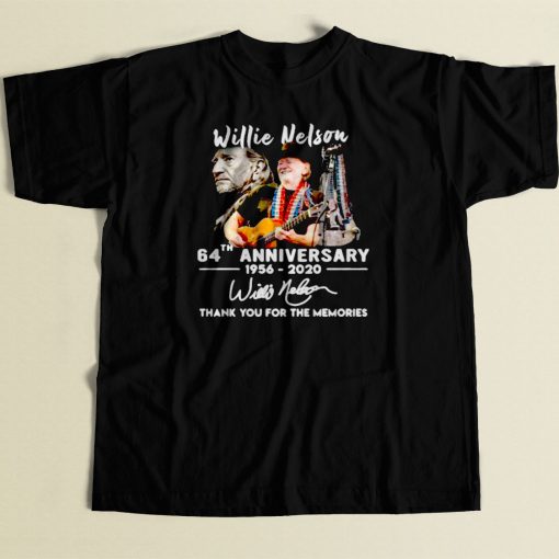 Willie Nelson 64th Anniversary 80s Men T Shirt