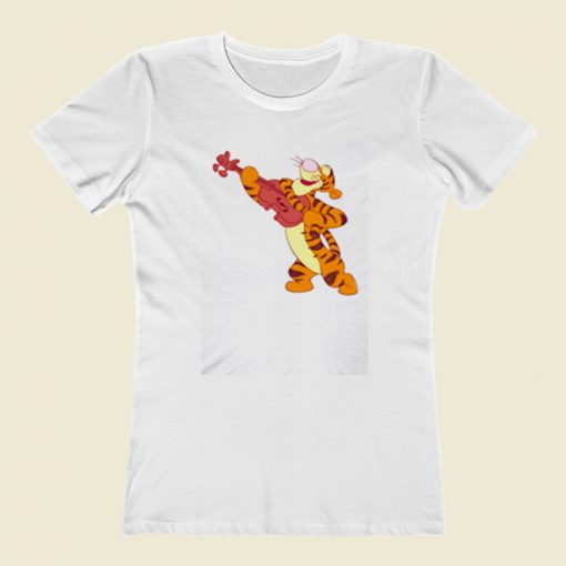 Winnie The Pooh Tigger Design For Holidays Women T Shirt Style