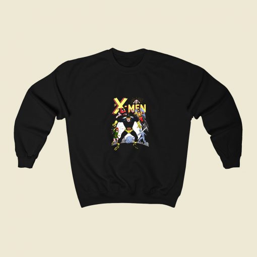 X Men Fateful Finale 80s Fashionable Sweatshirt