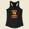 You Cant Scare Me Racerback Tank Top Style