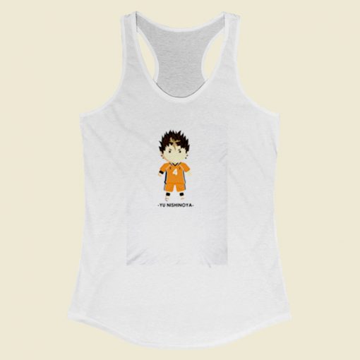 Yuu Nishinoya Senpai Women Racerback Tank Top