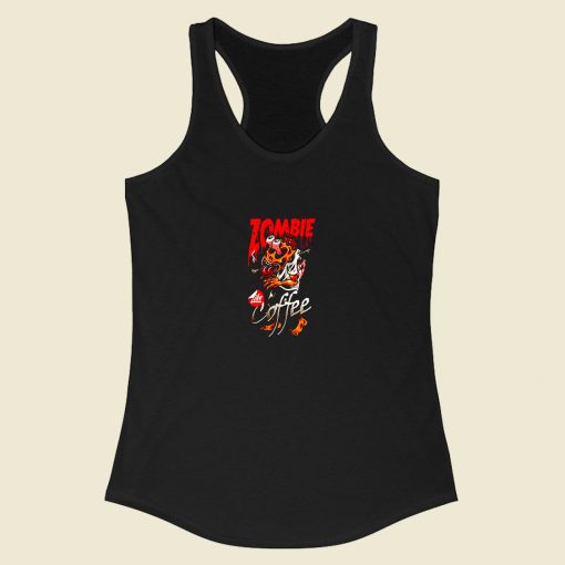 Zombie Coffee Racerback Tank Top Style