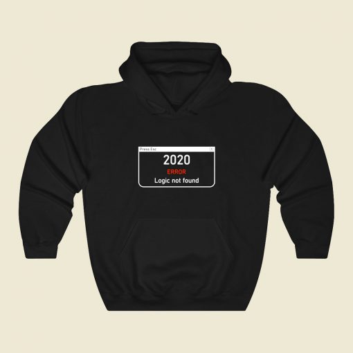 2020 Error Funny Graphic Hoodie