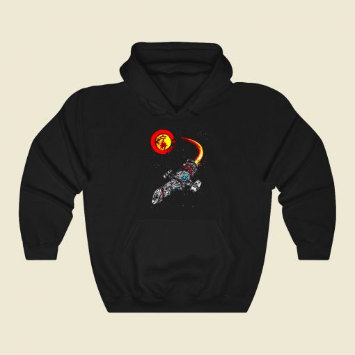 A Leaf On The Wind Funny Graphic Hoodie