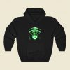 Alien Tracking Funny Graphic Hoodie