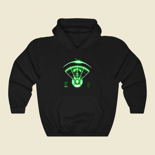 Alien Tracking Funny Graphic Hoodie