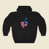 American Warrior Funny Graphic Hoodie