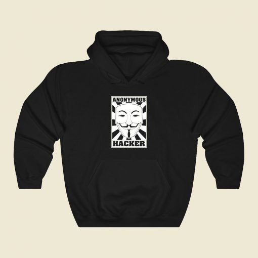 Anonymous Hacker Funny Graphic Hoodie