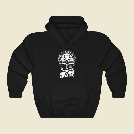 Arcane Literature Funny Graphic Hoodie