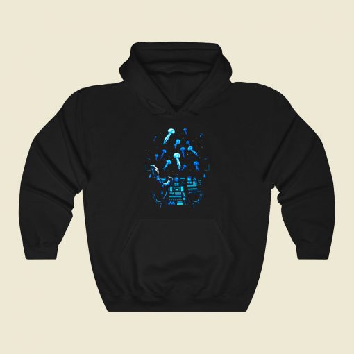 Astronaut Jellyfish Funny Graphic Hoodie