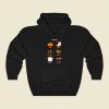 Autumn Vibes Dark Funny Graphic Hoodie