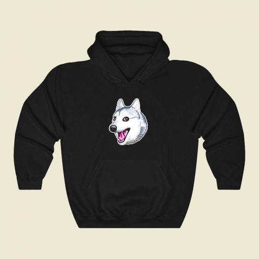 Awkward Doggo Meme Funny Graphic Hoodie