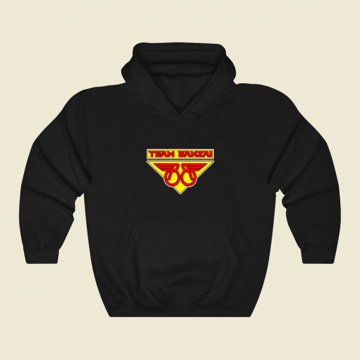 B Team Wing Logo Funny Graphic Hoodie