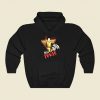 Bald Power Funny Graphic Hoodie