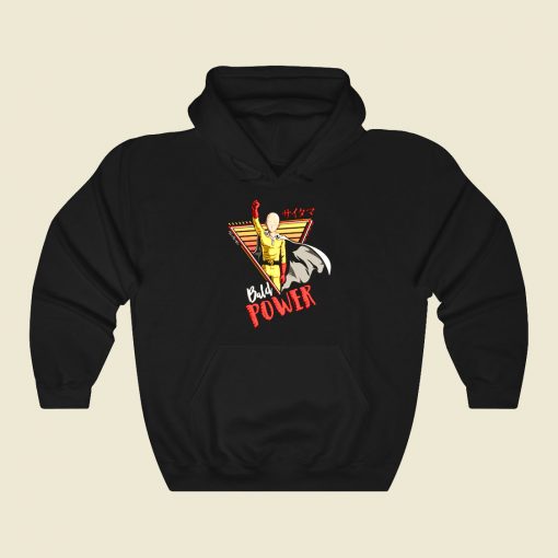 Bald Power Funny Graphic Hoodie