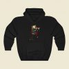 Bat Brains Zombie Comic Horror Funny Graphic Hoodie