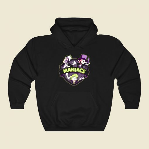 Bat Maniacs Funny Graphic Hoodie