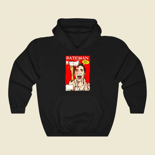 Bateman Funny Graphic Hoodie