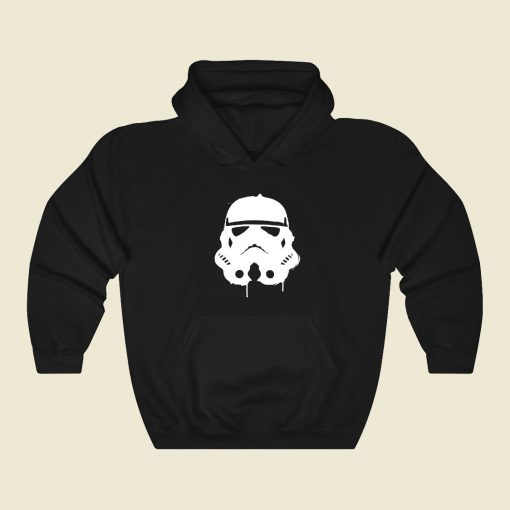 Brush Stroketrooper Funny Graphic Hoodie