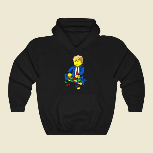 Build A Wall Funny Graphic Hoodie