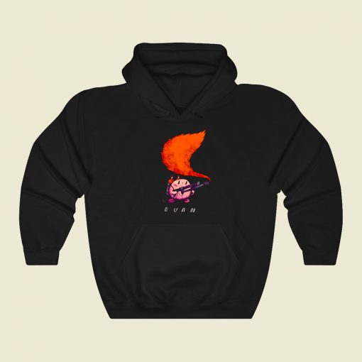 Burn Funny Graphic Hoodie