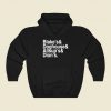 Burque Helvetica 20 Funny Graphic Hoodie