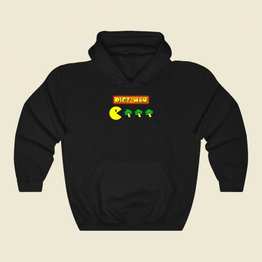 Diet Man Funny Graphic Hoodie