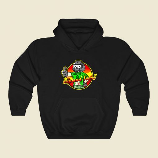 Doomvault Rip And Tear Funny Graphic Hoodie