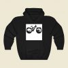 Downhill Bike Funny Graphic Hoodie