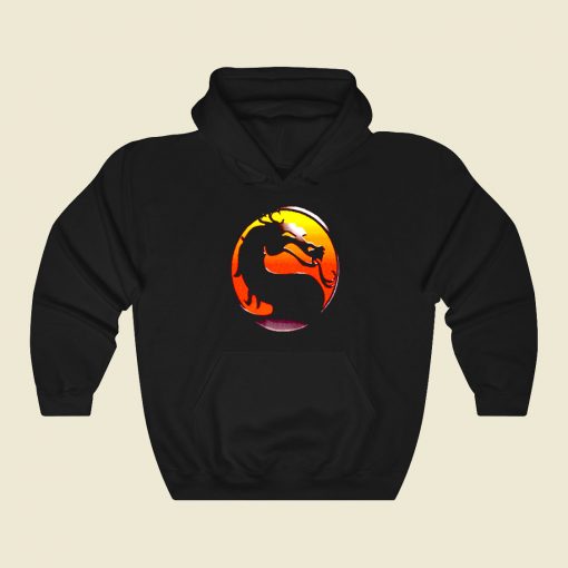 Dragon Logo Funny Graphic Hoodie