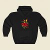 Dragon Rose Funny Graphic Hoodie