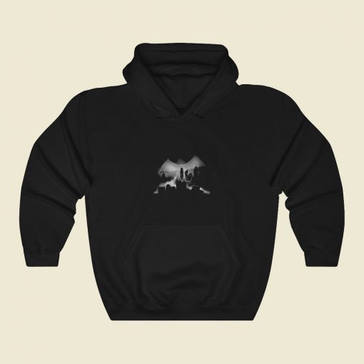 Dragon Smoke Funny Graphic Hoodie