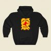 Drink Fire Flower Funny Graphic Hoodie