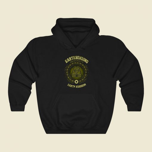 Earthbending University Funny Graphic Hoodie