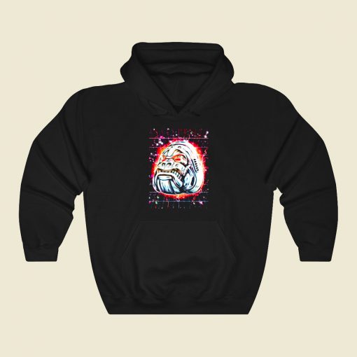 Electric Gorilla Funny Graphic Hoodie