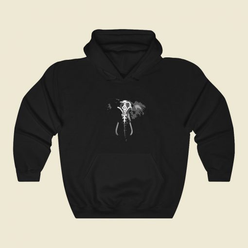 Elephant Funny Graphic Hoodie